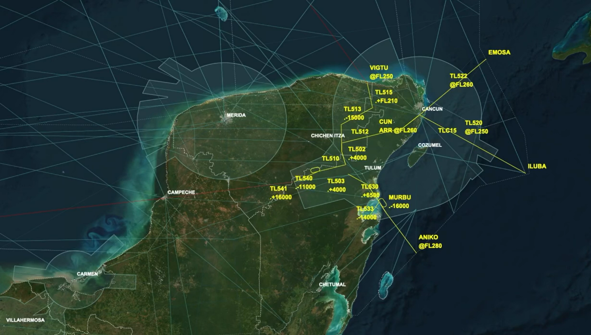 Reestructuran espacio aéreo en Quintana Roo ante la inauguración del aeropuerto de Tulum