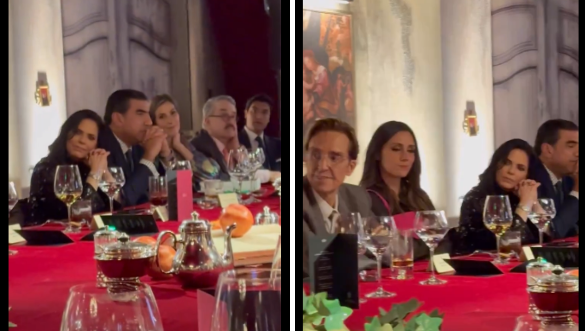 ¡Parece funeral! Así fue la 'divertida' cena navideña de TV Azteca: VIDEO