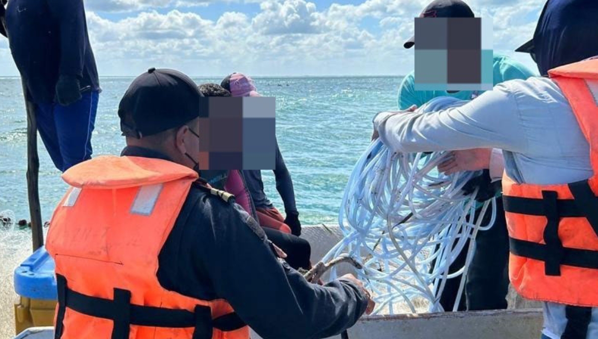 Semar detiene a tripulantes de una embarcación por pesca ilegal en Champotón