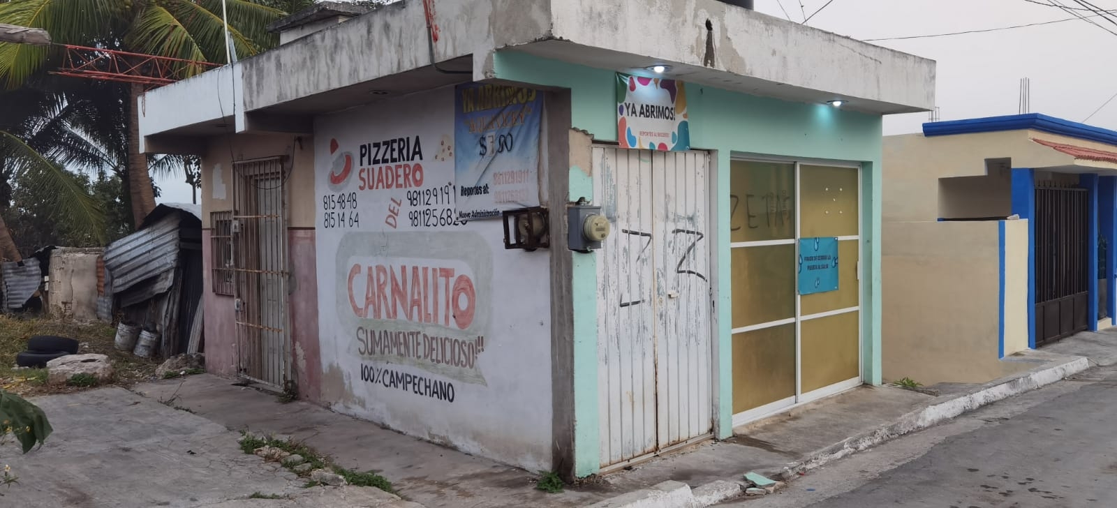 Pintas con la frase 'Zetas' causa conmoción en colonias de Campeche