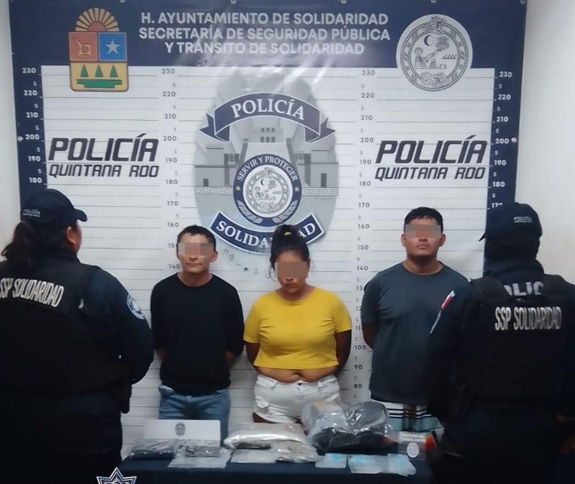 Detienen a seis narcomenudistas en distintos puntos de Playa del Carmen