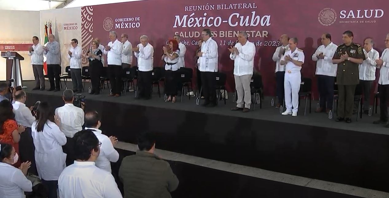Inicia la reunión México-Cuba entre AMLO y Miguel Díaz-Canel en Campeche: VIDEO