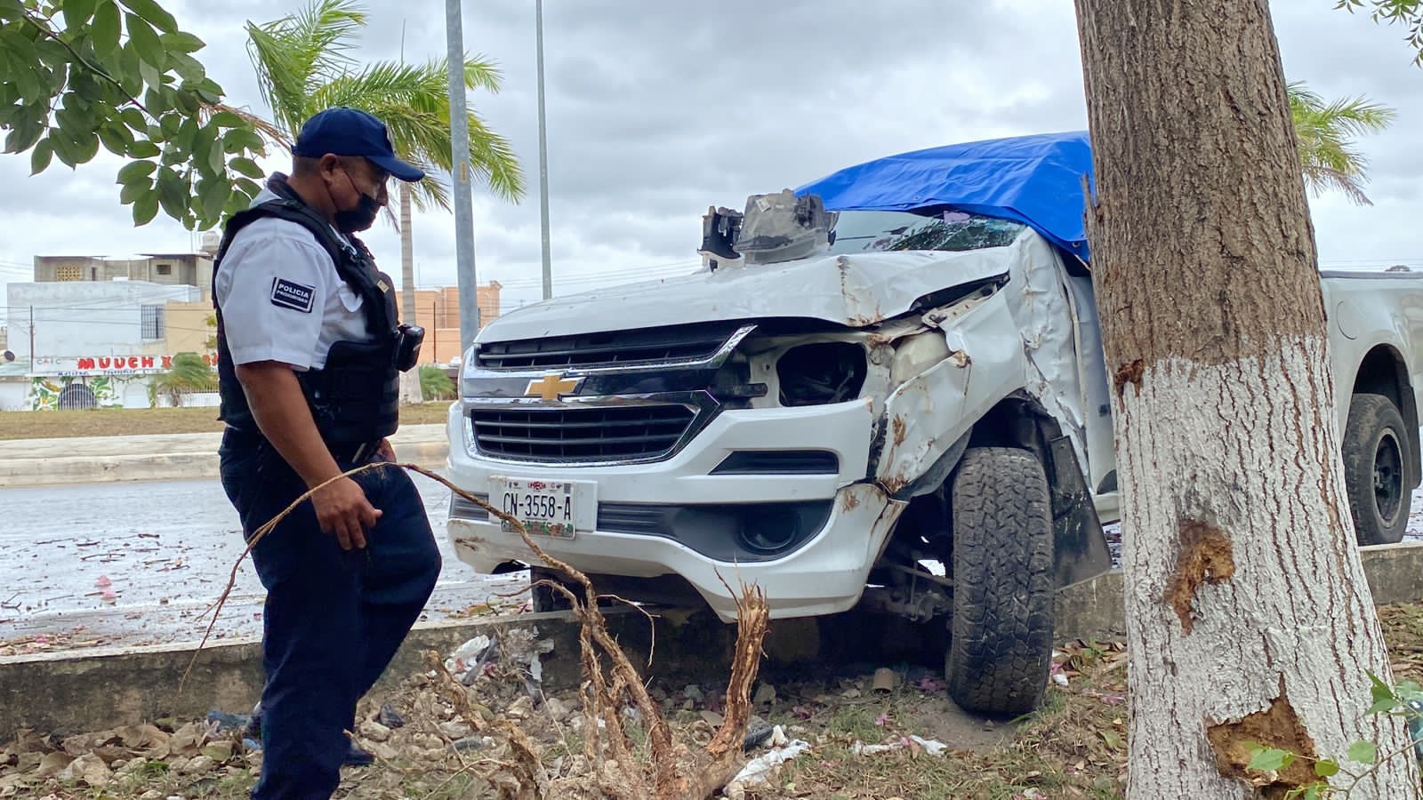 Las lluvias causaron accidentes en Campeche