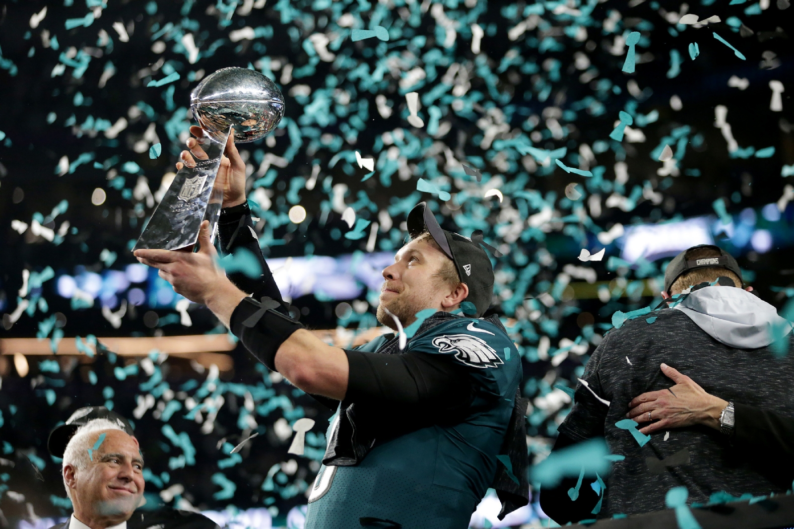 Los Eagles ganando el Super Bowl 2017