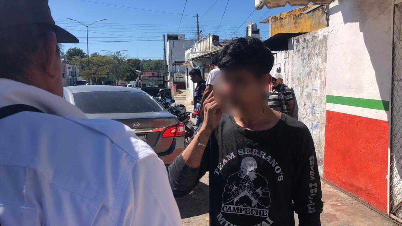 Luego de robar una pantalla, un ladrón estuvo a punto de ser linchado en Campeche
