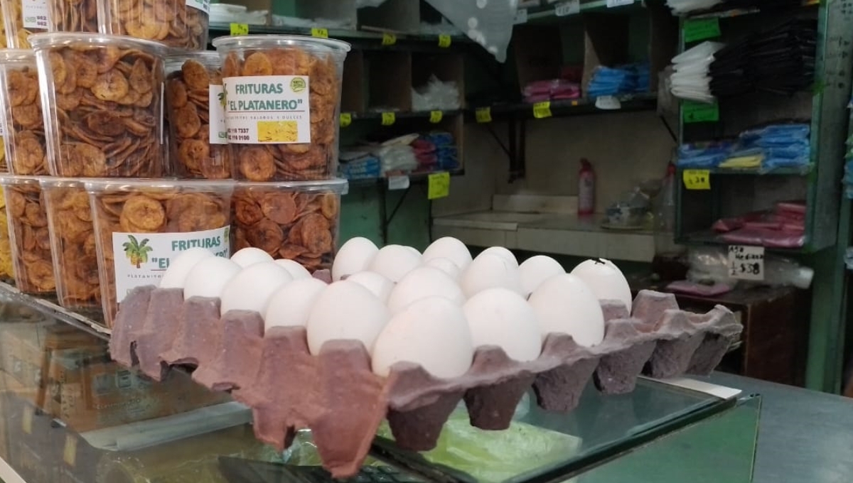 Aumenta 7% el precio del huevo en Campeche durante este 2023