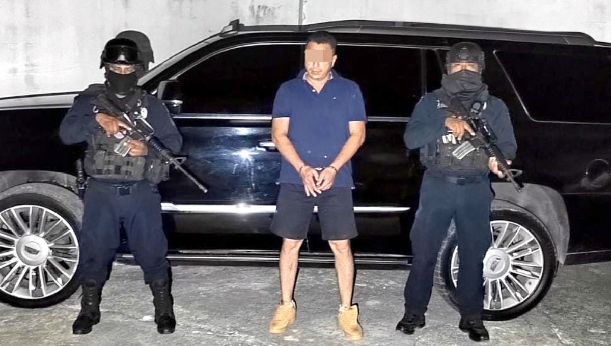 Detienen a hombre por portación de armas y drogas en Chetumal