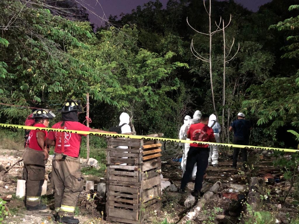Hallan restos de un hombre dentro de un pozo en la Región 250 de Cancún