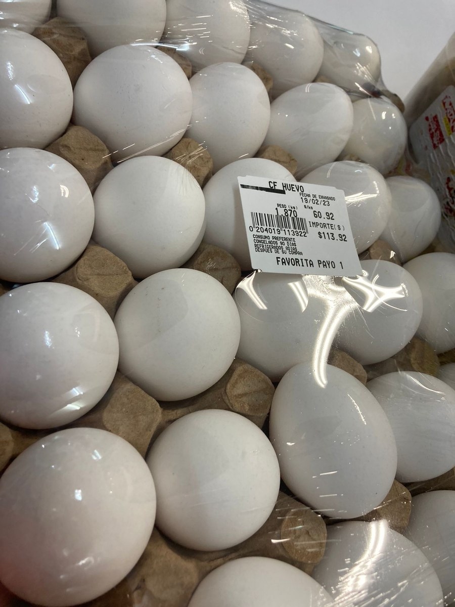 Aumenta el precio del huevo en Chetumal; alcanza los $115 la reja de blanquillos