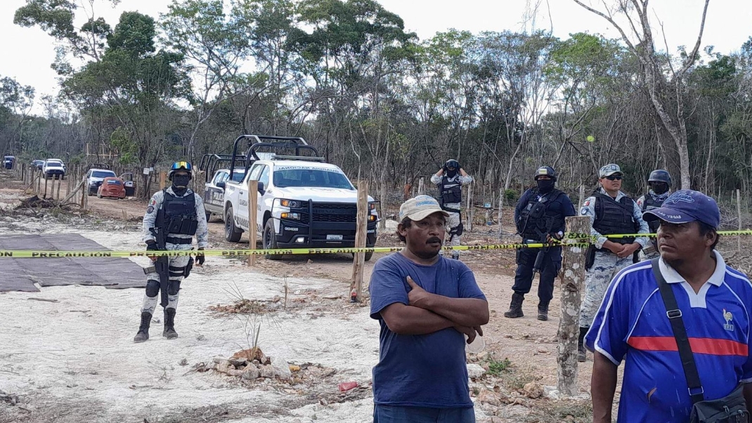 Mafia de terrenos se extiende a Chetumal; Guardia Nacional y policías desalojan a invasores
