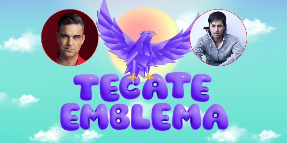 Robbie Williams y Enrique Iglesias vuelven a México para el Tecate Emblema; ¿Cuándo y dónde?