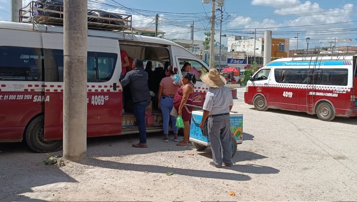 Combis de Campeche rechazan descuentos a los abuelitos