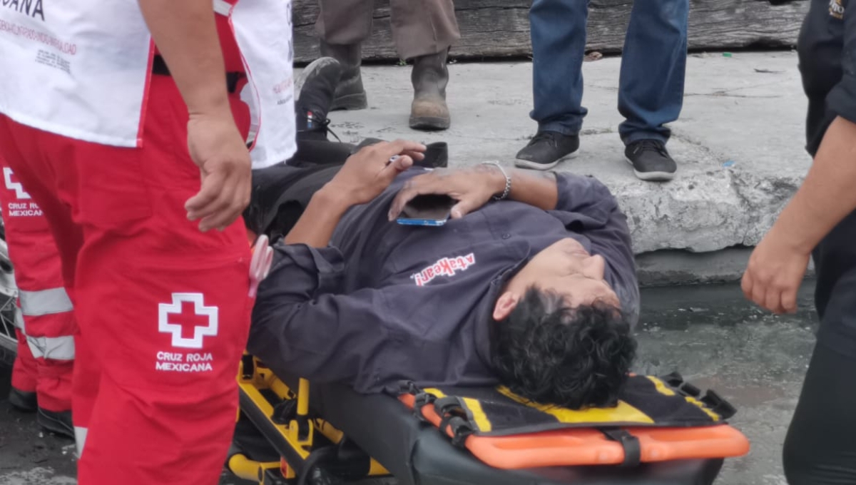 Motociclista gravemente herido por accidente con camión en Ciudad del Carmen