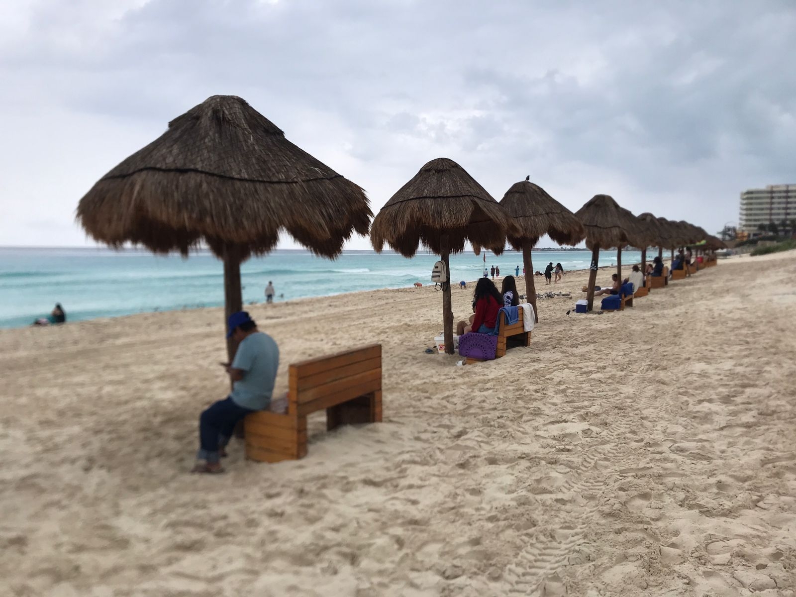 Cerca de 200 visitantes disfrutan de Playa Delfines en Cancún: EN VIVO