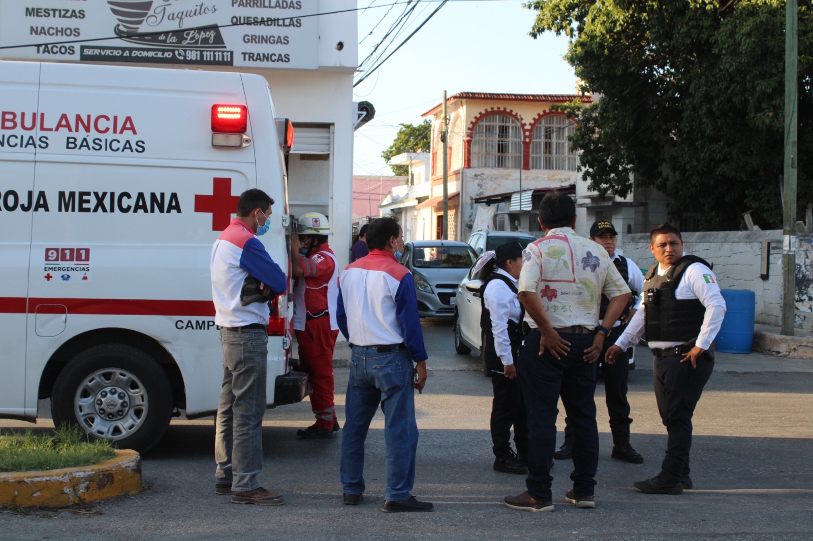 Abuelito hiere a repartidor tras atropellarlo en Campeche