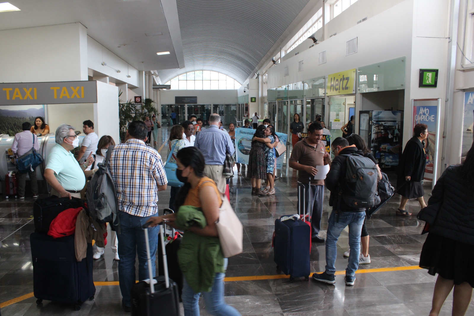 Con un retraso de 15 minutos salió el único vuelo que sale del Aeropuerto de Campeche
