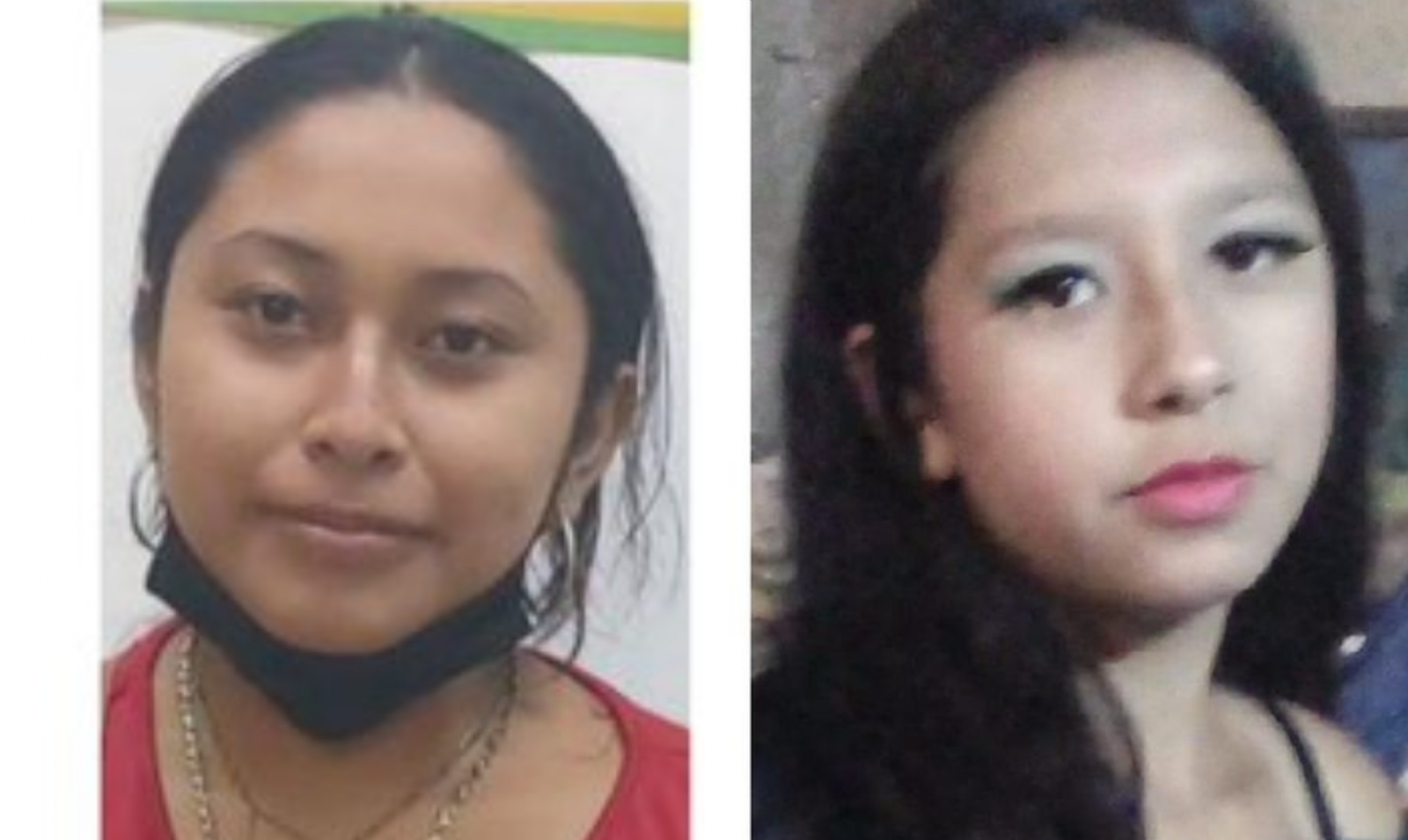 Las dos jóvenes desaparecidas fueron vistas por última vez en dos puntos de la ciudad de Mérida