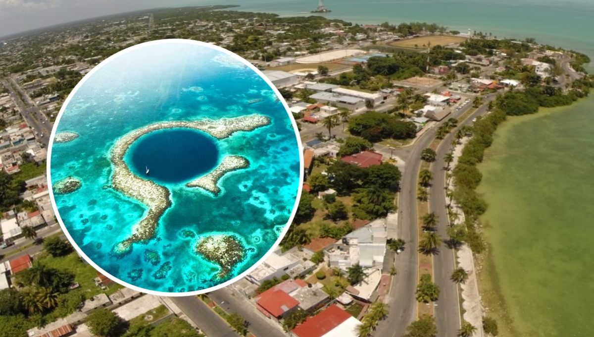 El agujero azul Taam Ja' se ubica en la Bahía de Chetumal