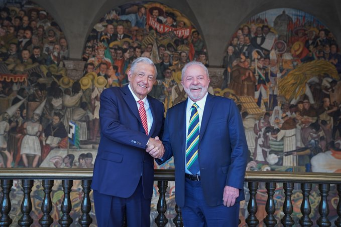 AMLO y Lula da Silva buscan mayor relación entre México y Brasil