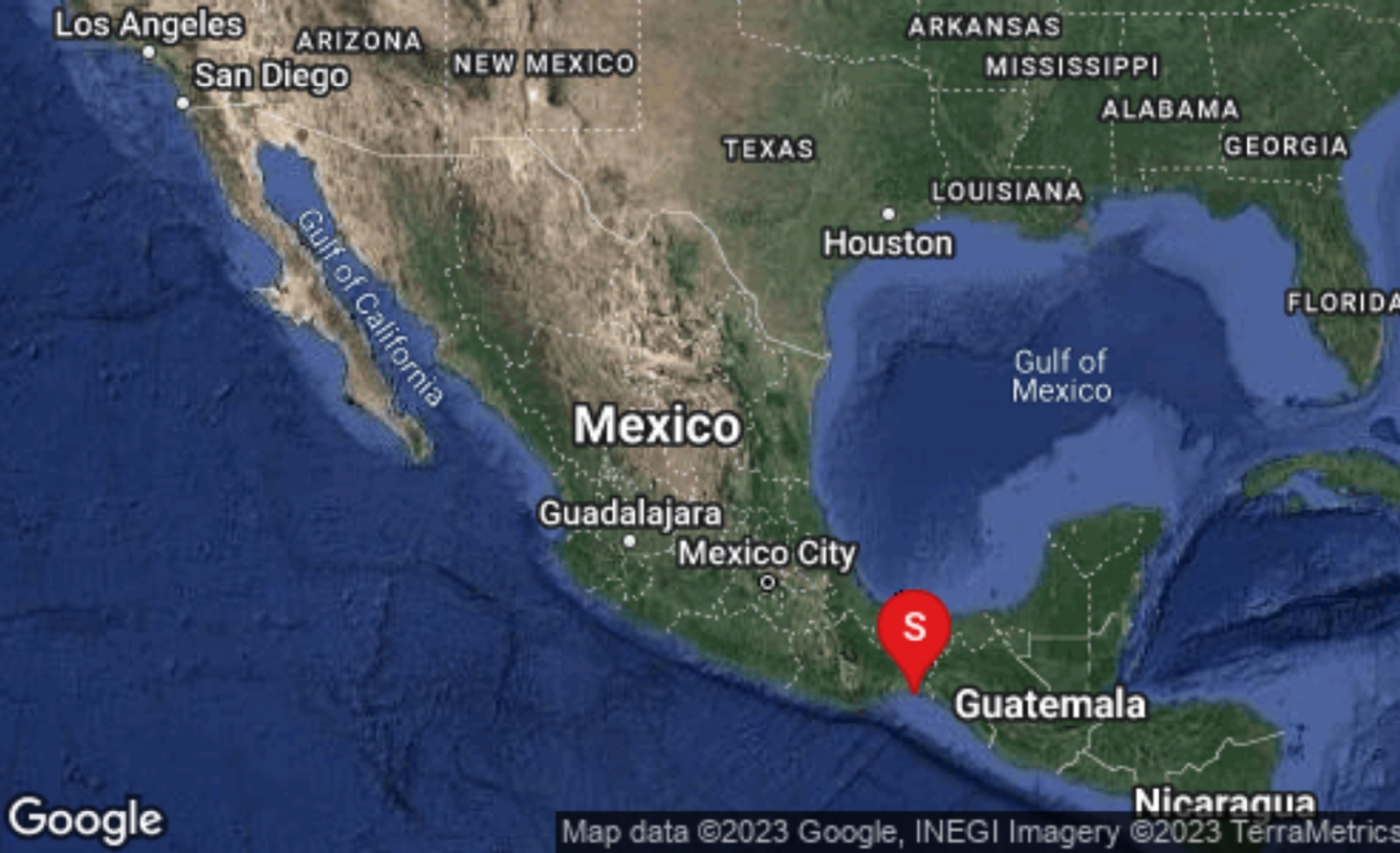 Chiapas reporta un sismo de fuerte intensidad la noche de este lunes