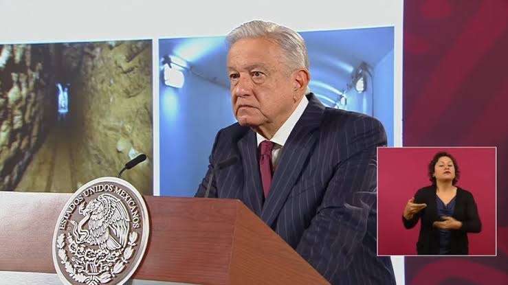 AMLO compara túnel de El Chapo con el búnker de García Luna