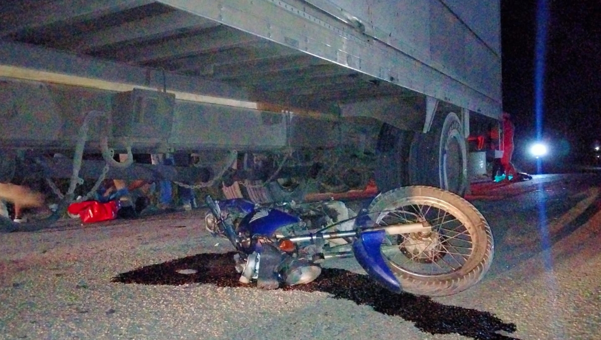 Motociclista ebrio pierde un dedo al chocar en la carretera Izamal-Sitilpech