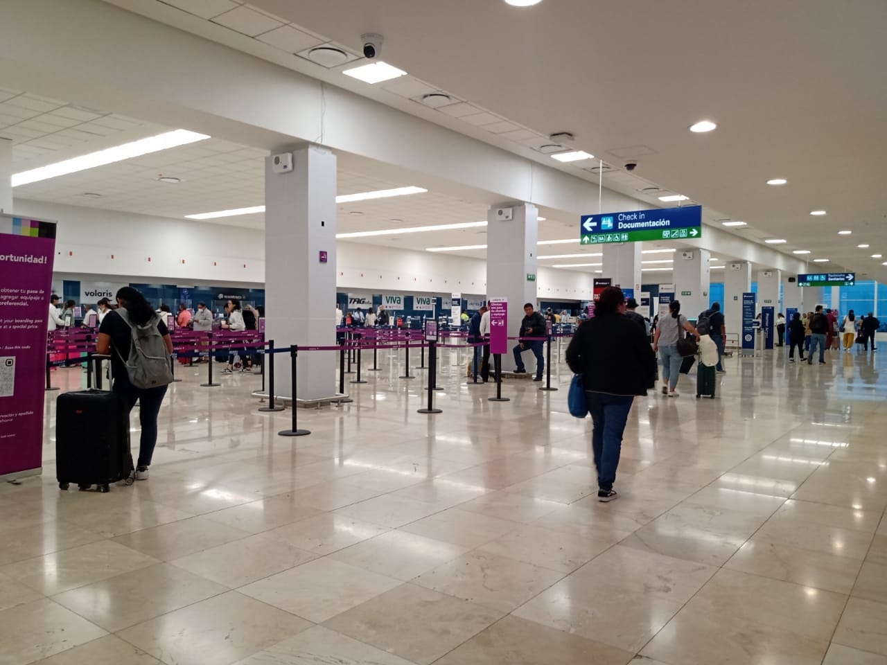 Con vuelos adelantados, opera este sábado el aeropuerto de Mérida