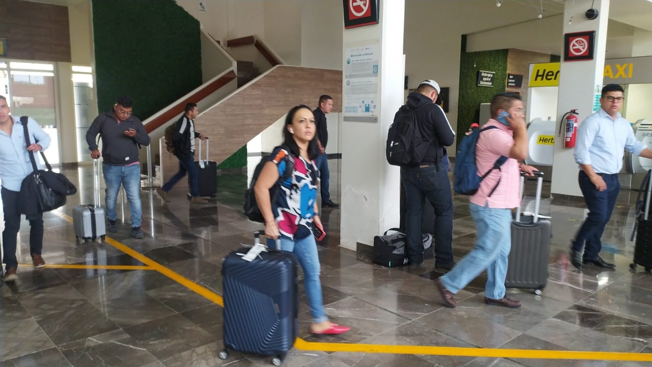Aeropuerto de Campeche registra disminución de pasajeros este miércoles