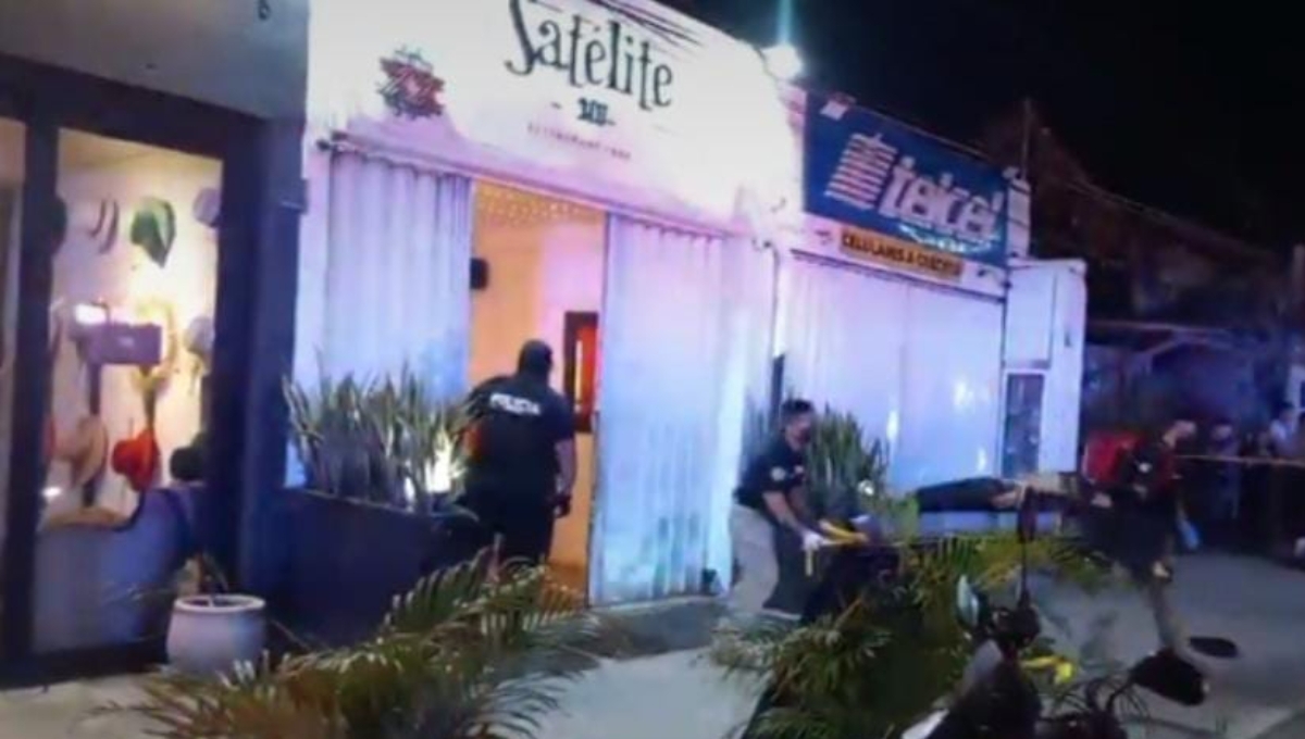 Confirman muerte de una persona en balacera en un bar de Tulum