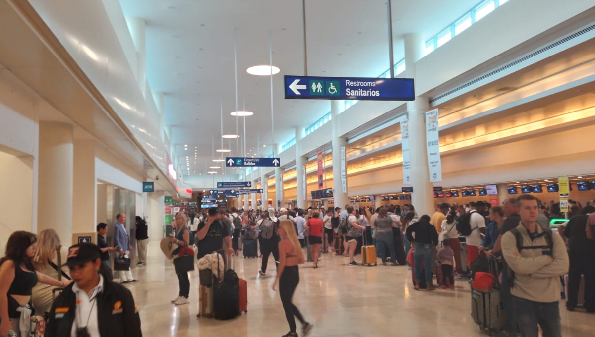 Aeropuerto de Cancún registra 596 vuelos este domingo 12 de marzo