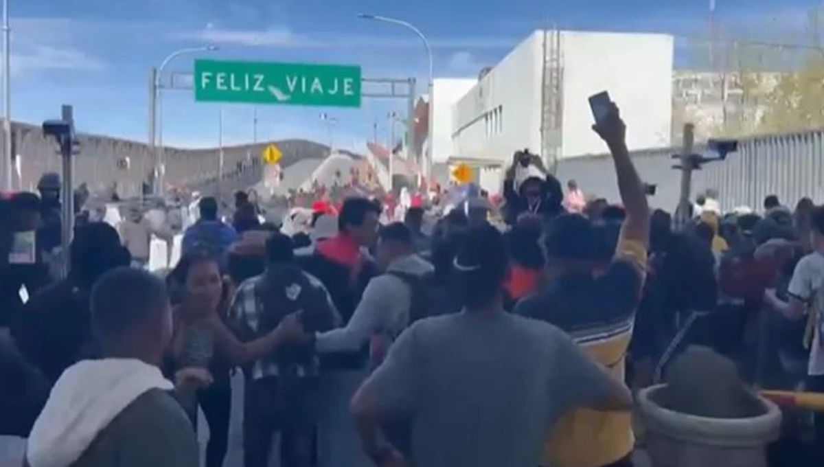 Miles de migrantes llegan a la frontera de México y EU para exigir entrada
