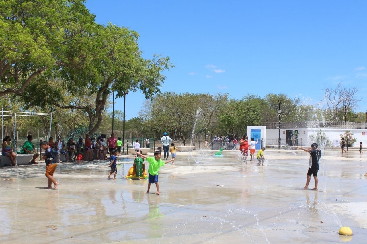 Reabren Splash Pad, el único balneario gratis de Mérida: Conoce la ubicación y los horarios