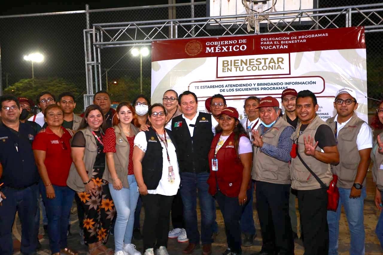 Llegan las 'Jornadas de Bienestar' a Mérida; Joaquín Díaz Mena destaca apoyos federales