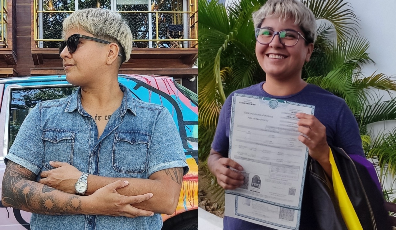 Jax, la primera persona no binaria que ‘nació' en Playa del Carmen: Esta es su historia