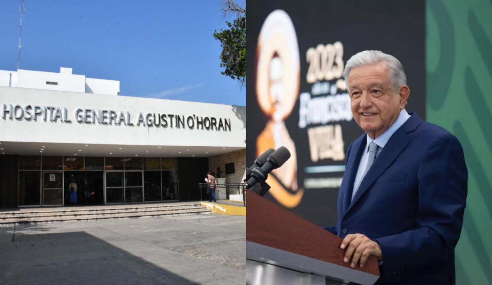 AMLO anuncia que Sedena construirá nuevo hospital O'Horán en Mérida