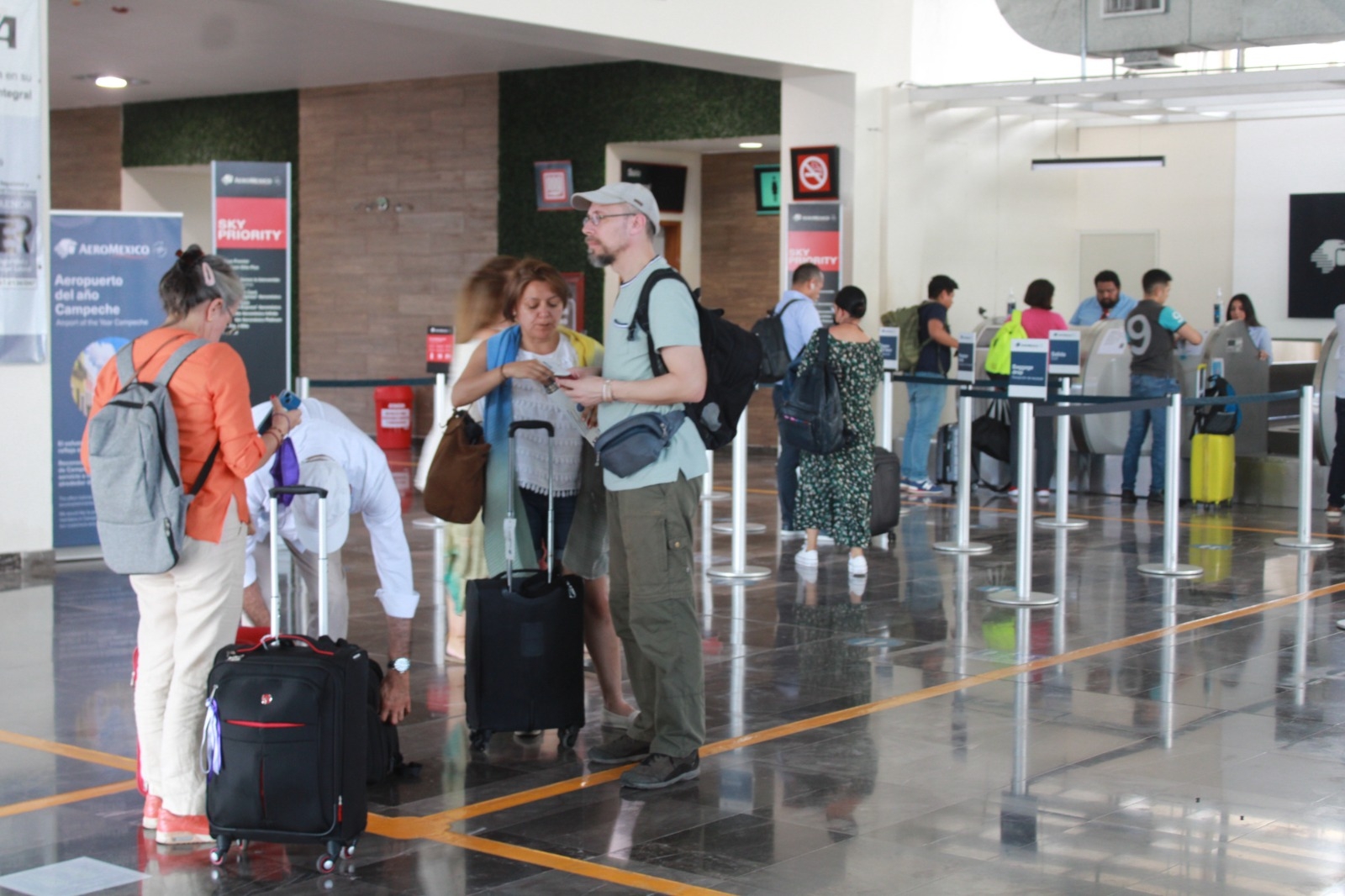Jueves cierra con el traslado de 352 pasajeros en el aeropuerto de Campeche
