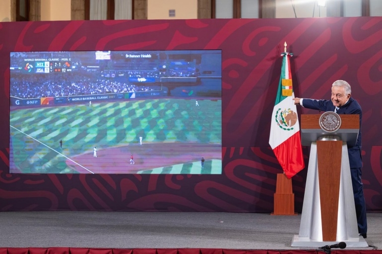 AMLO invita a ver el México vs Japón en el Clásico Mundial de Beisbol