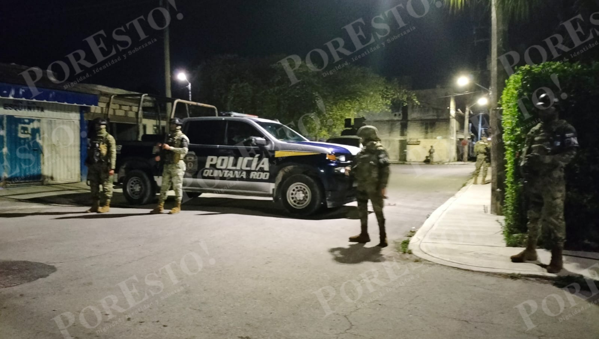 Fuerzas Armadas catean viviendas de presunto narcomenudista en Cozumel
