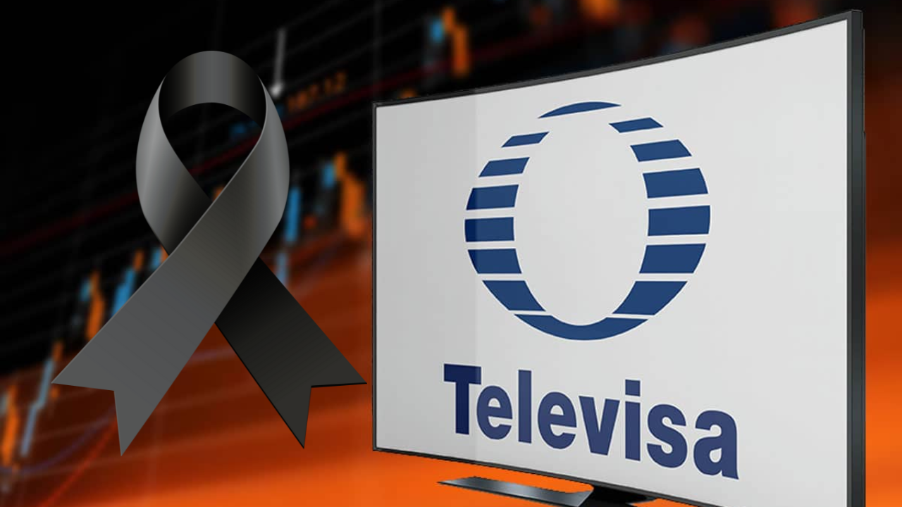 Televisa se pinta de luto junto a otras televisoras. Foto: Especial