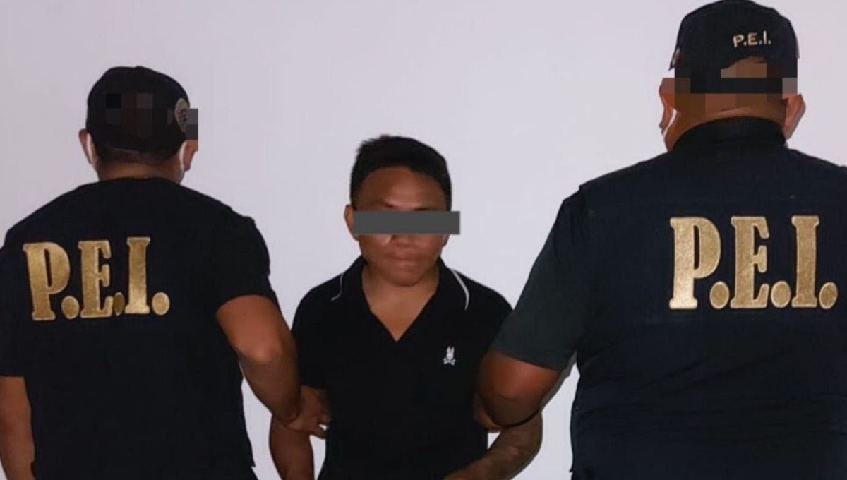 El hombre fue puesto a disposición de la Fiscalía de Yucatán por el delito de robo