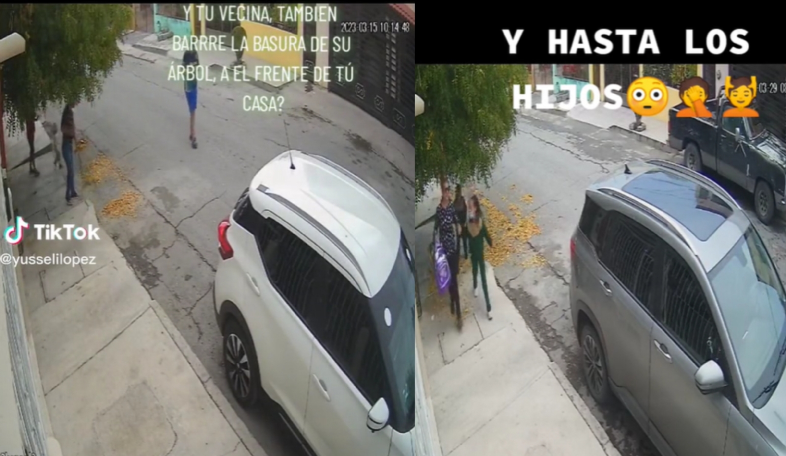 Mujer exhibe a su vecina por dejarle basura en la puerta de su casa en Tamaulipas