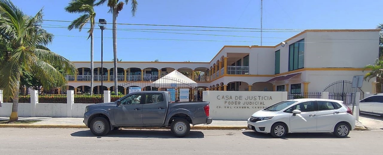 Exhiben presunta red de magistrados en la Casa de Justicia de Ciudad del Carmen