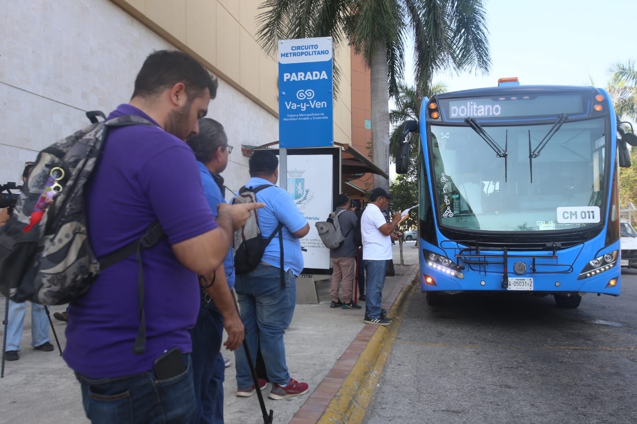 Modificarán ruta del Circuito Metropolitano Va y Ven de Mérida por obras del IE-TRAM