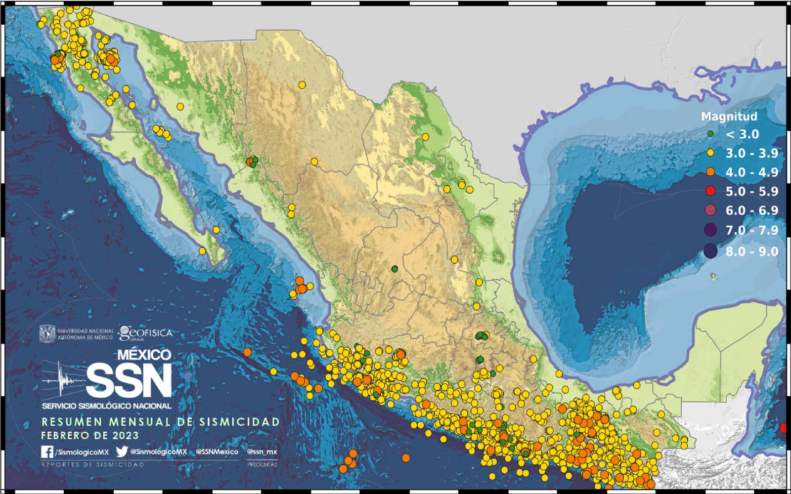 Más de 4 mil sismos en lo que va de 2023, el más fuerte hasta ahora en Quintana Roo