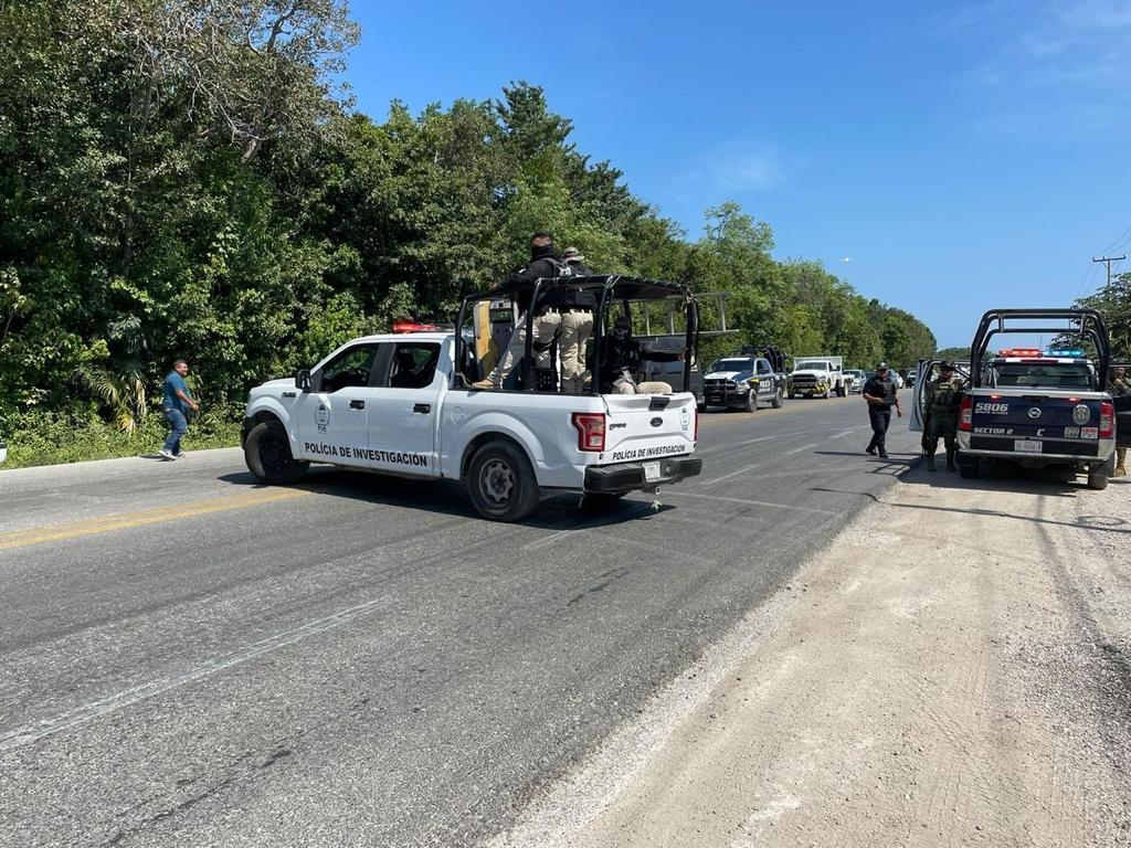 Cancún: Aseguran vehículo y arma de fuego relacionados con ataque a policías en Bonfil