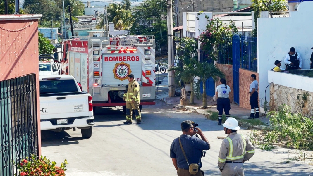 Muere jardinero electrocutado en la colonia Ampliación Kalá, en Campeche
