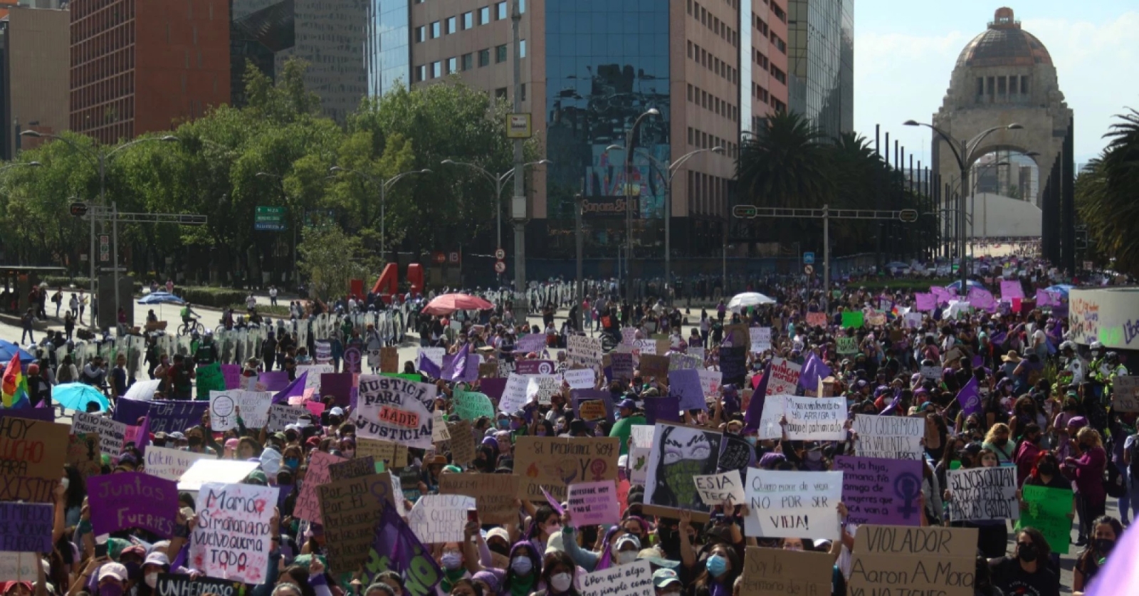 Marcha del 8M en conmemoración del Día Internacional de la Mujer
