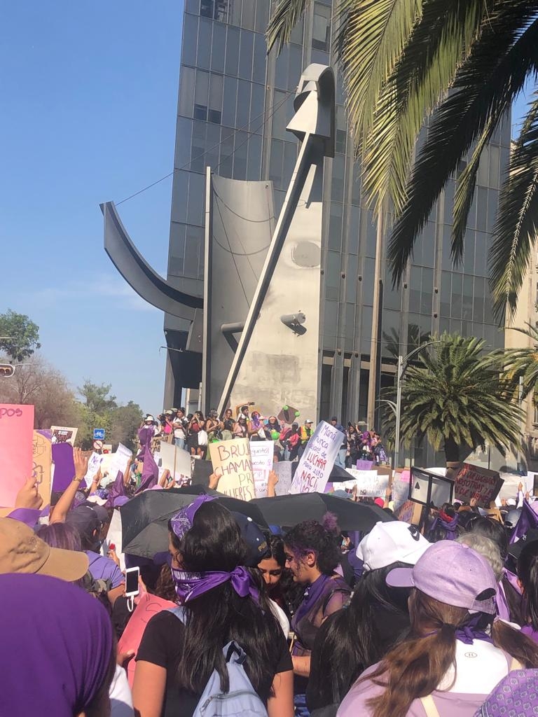 Marcha 8M en la CDMX: Así va la manifestación de mujeres