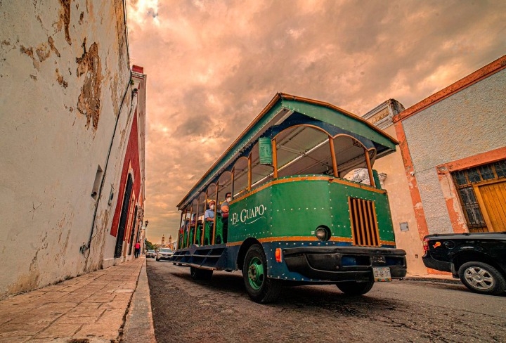 Tranvías de Campeche, una oportunidad para recorrer la ciudad colonial: EN VIVO