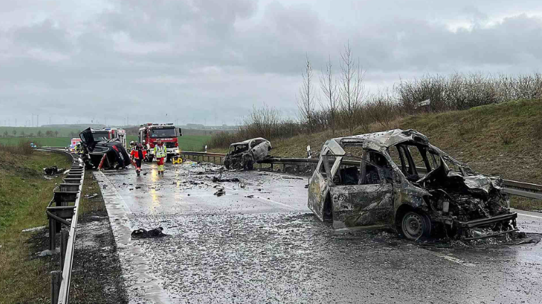 Accidente carretero deja siete muertos en Alemania